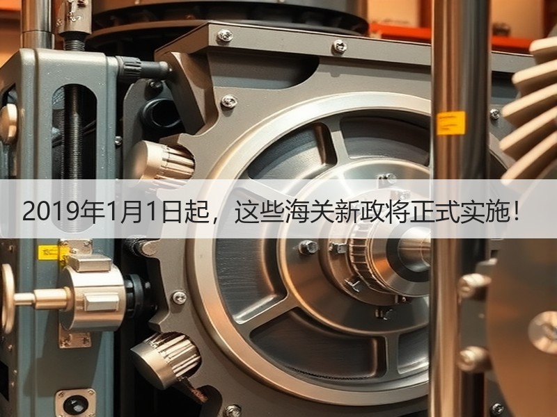 2019年1月1日起，这些海关新政将正式实施！