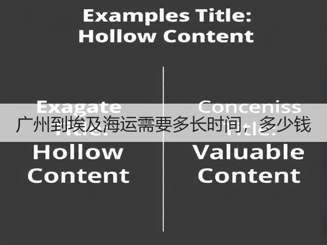 广州到埃及海运需要多长时间，多少钱(图1)