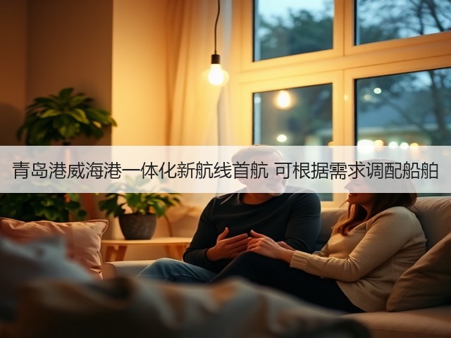 青岛港威海港一体化新航线首航 可根据需求调配船舶(图2) 青岛港威海港一体化新航线首航 可根据需求调配船舶(图2)