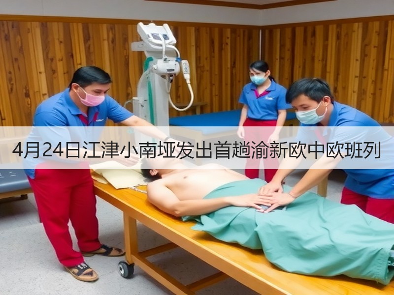 4月24日江津小南垭发出首趟渝新欧中欧班列
