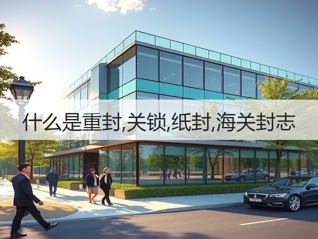 什么是重封,关锁,纸封,海关封志(图1)