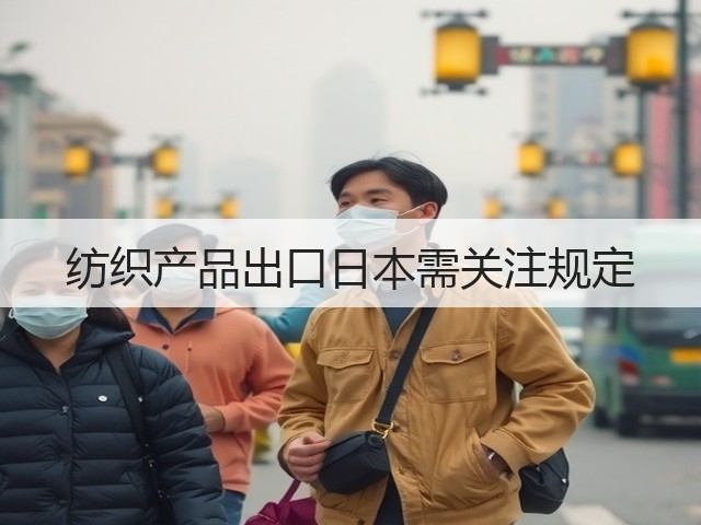 纺织产品出口日本需关注规定(图1) 纺织产品出口日本需关注规定(图1)