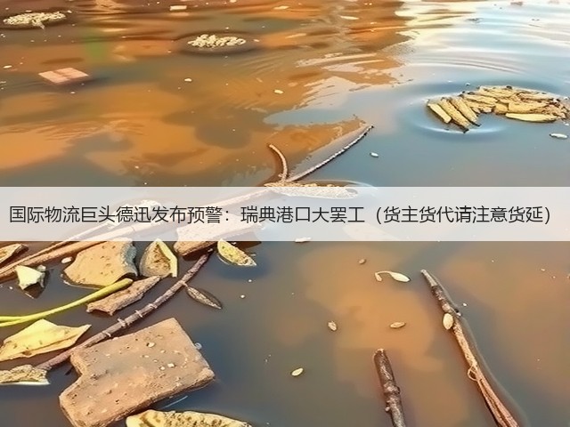 国际物流巨头德迅发布预警:瑞典港口大罢工(货主货代请注意货延)(图3) 国际物流巨头德迅发布预警:瑞典港口大罢工(货主货代请注意货延)(图3)