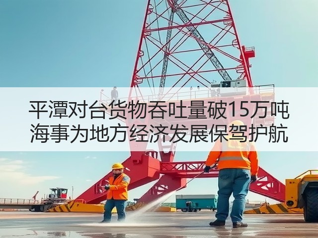 平潭对台货物吞吐量破15万吨 海事为地方经济发展保驾护航(图1)