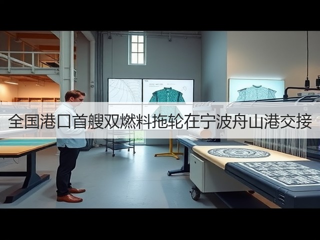 全国港口首艘双燃料拖轮在宁波舟山港交接(图1)