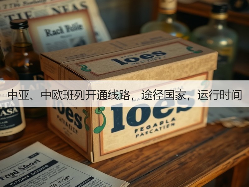 中亚、中欧班列开通线路，途径国家，运行时间