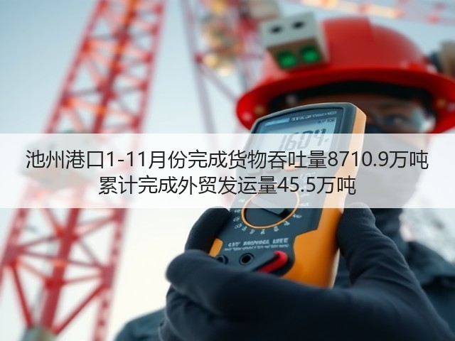 池州港口1-11月份完成货物吞吐量8710.9万吨 累计完成外贸发运量45.5万吨(图3)