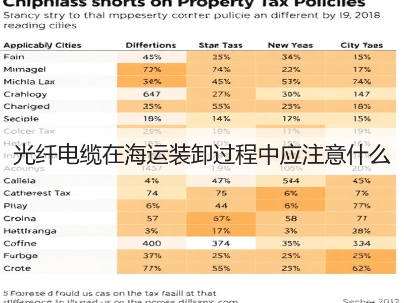 光纤电缆在海运装卸过程中应注意什么