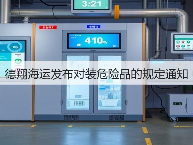 德翔海运发布对装危险品的规定通知(图3)