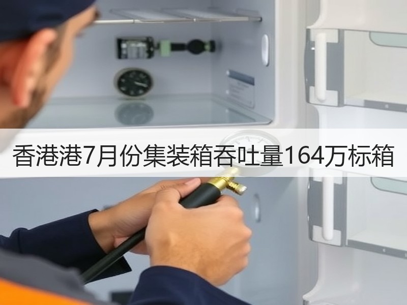 香港港7月份集装箱吞吐量164万标箱