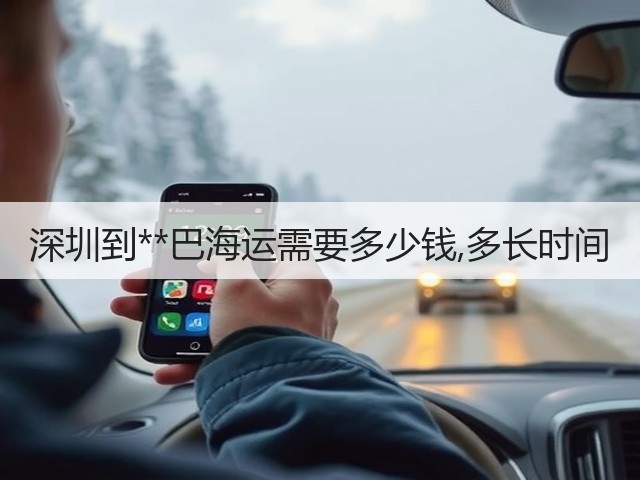 深圳到**巴海运需要多少钱,多长时间(图1)