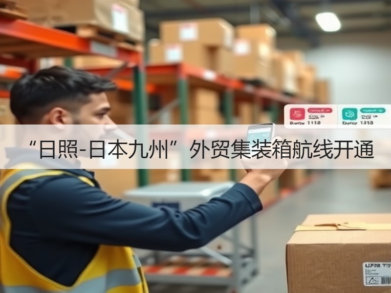 “日照-日本九州”外贸集装箱航线开通