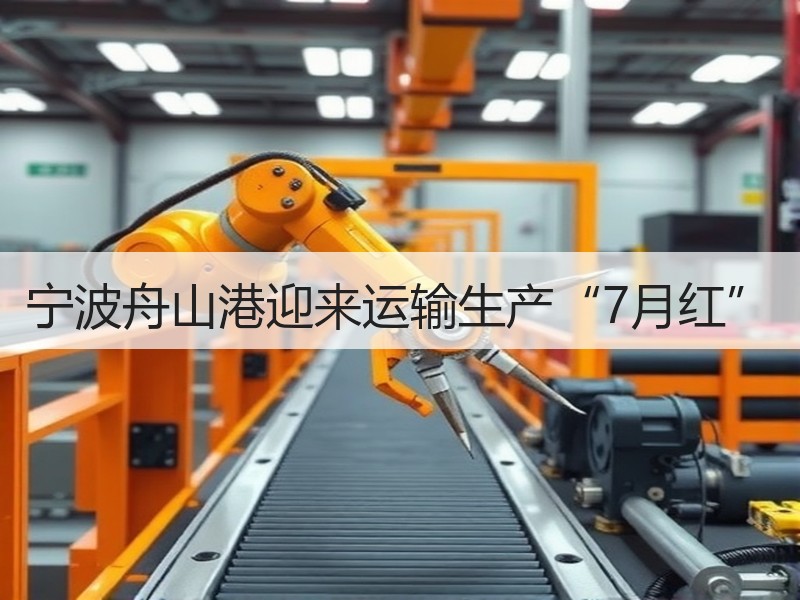 宁波舟山港迎来运输生产“7月红”