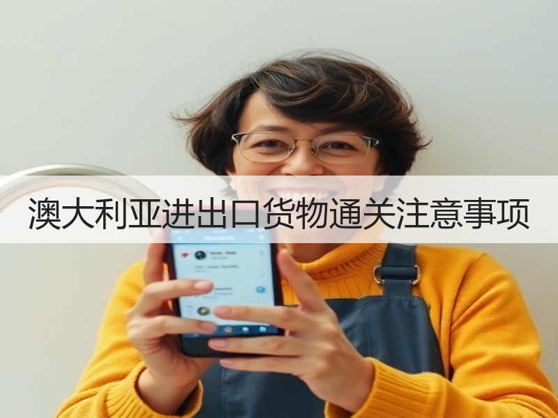 澳大利亚进出口货物通关注意事项