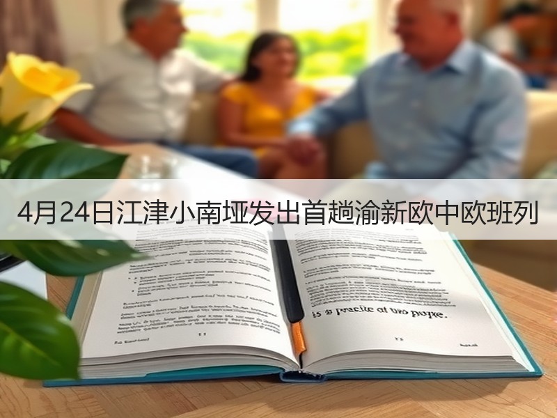 4月24日江津小南垭发出首趟渝新欧中欧班列
