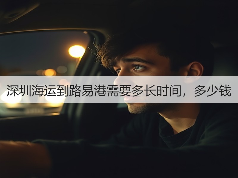深圳海运到路易港需要多长时间，多少钱