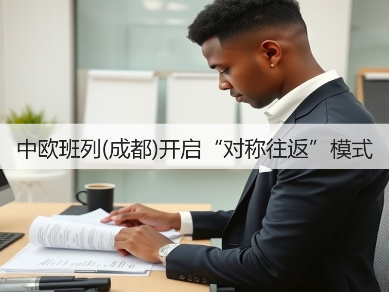 中欧班列(成都)开启“对称往返”模式
