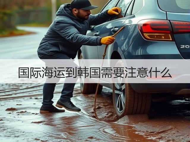 国际海运到韩国需要注意什么(图1) 国际海运到韩国需要注意什么(图1)