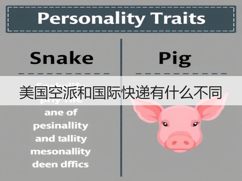 美国空派和国际快递有什么不同