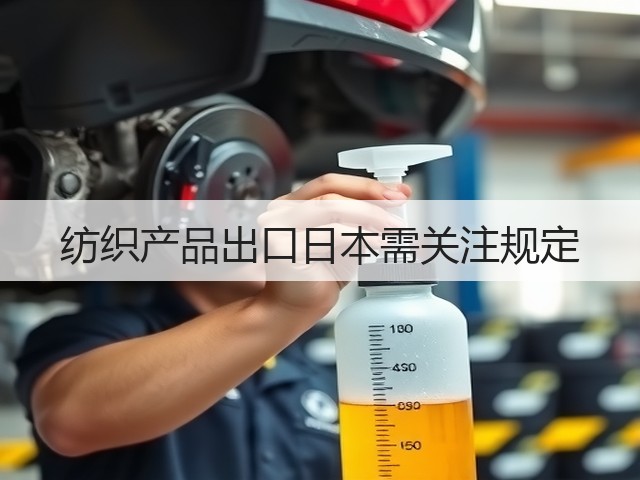 纺织产品出口日本需关注规定(图2)