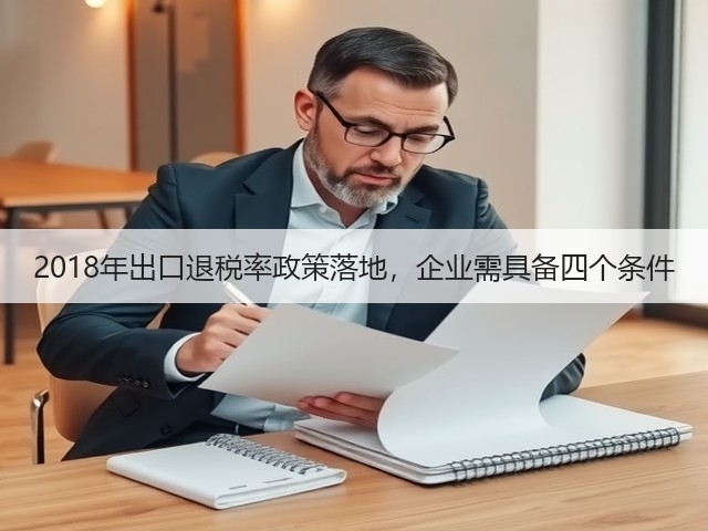 2018年出口退税率政策落地,企业需具备四个条件(图1) 2018年出口退税率政策落地,企业需具备四个条件(图1)