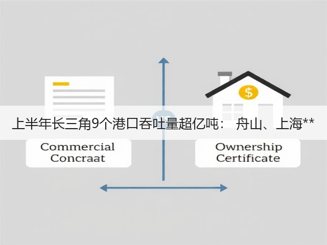 上半年长三角9个港口吞吐量超亿吨: 舟山、上海**(图2) 上半年长三角9个港口吞吐量超亿吨: 舟山、上海**(图2)