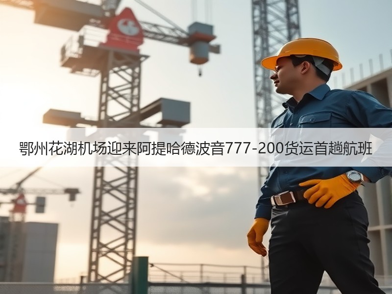 鄂州花湖机场迎来阿提哈德波音777-200货运首趟航班