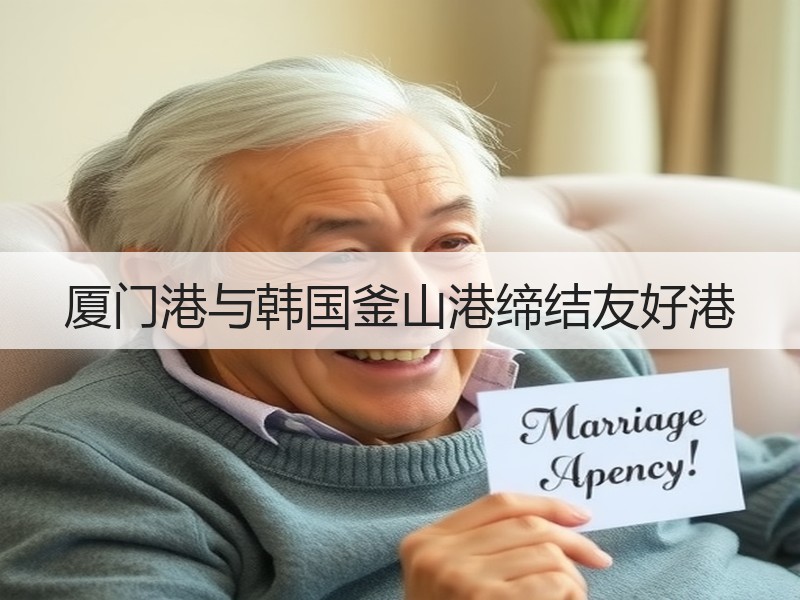 厦门港与韩国釜山港缔结友好港
