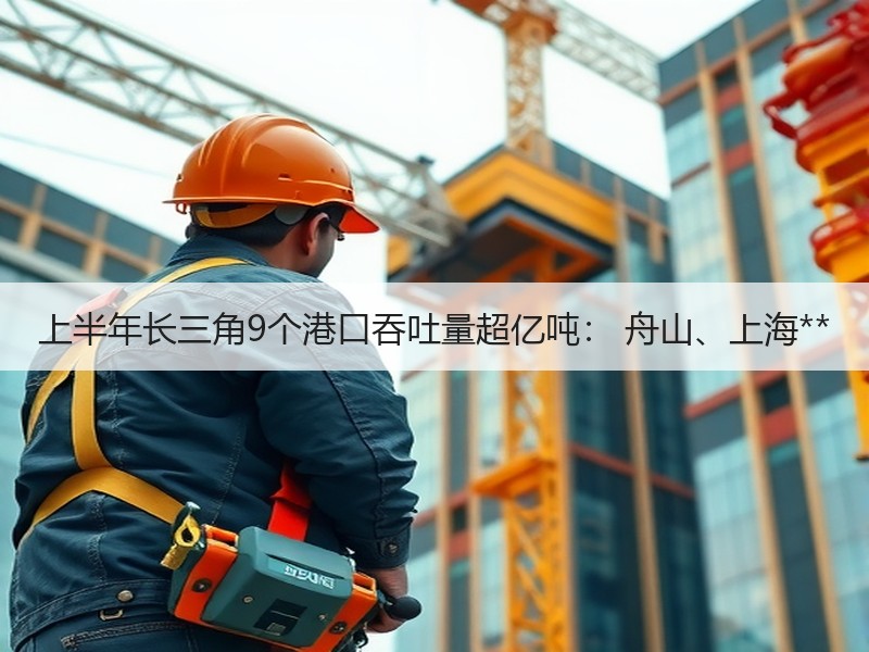 上半年长三角9个港口吞吐量超亿吨： 舟山、上海**