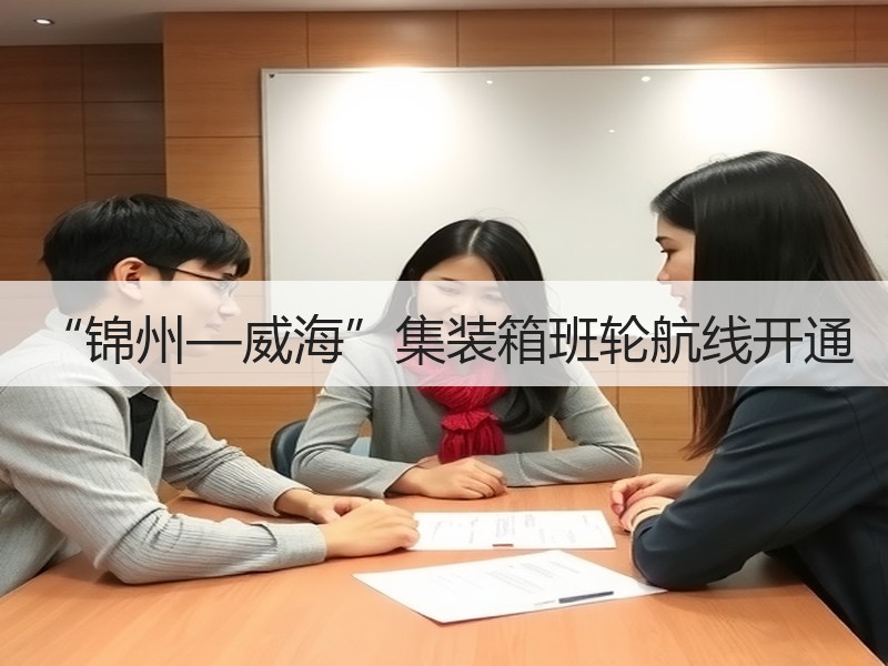 “锦州—威海”集装箱班轮航线开通