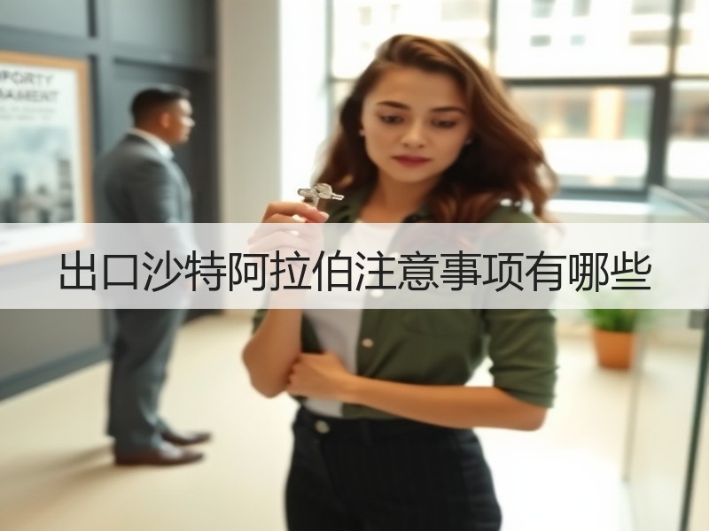 出口沙特阿拉伯注意事项有哪些