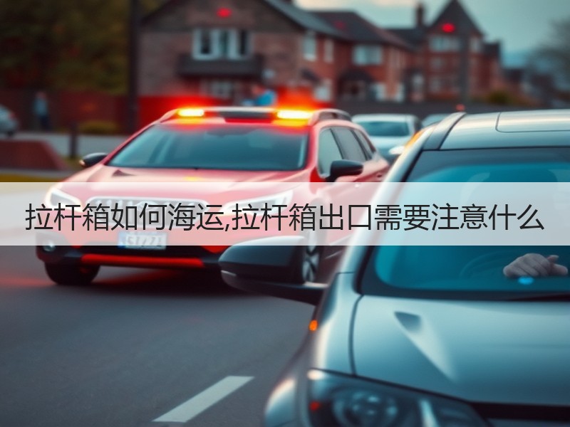 拉杆箱如何海运,拉杆箱出口需要注意什么