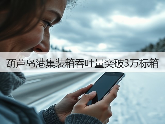 葫芦岛港集装箱吞吐量突破3万标箱(图1)