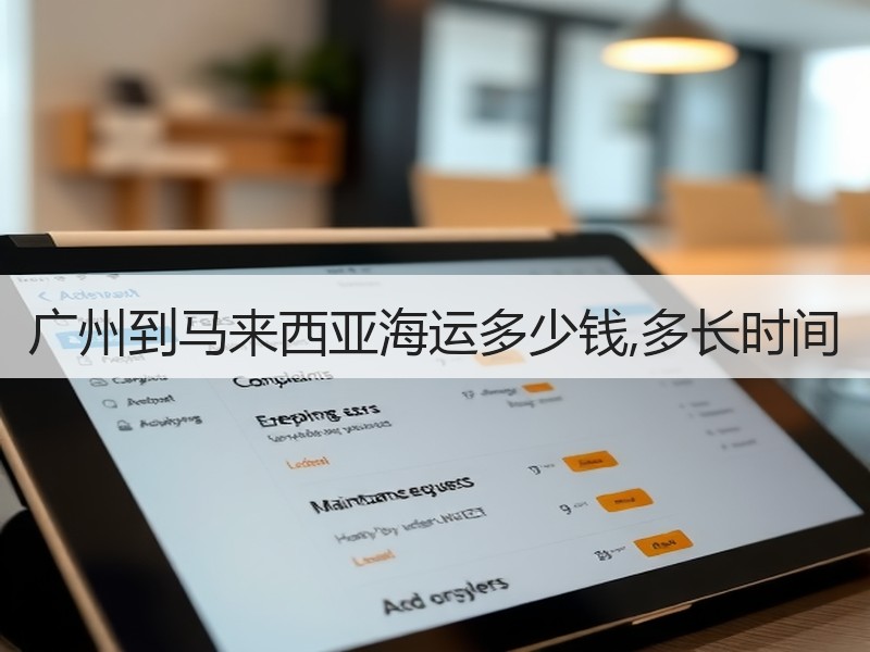 广州到马来西亚海运多少钱,多长时间