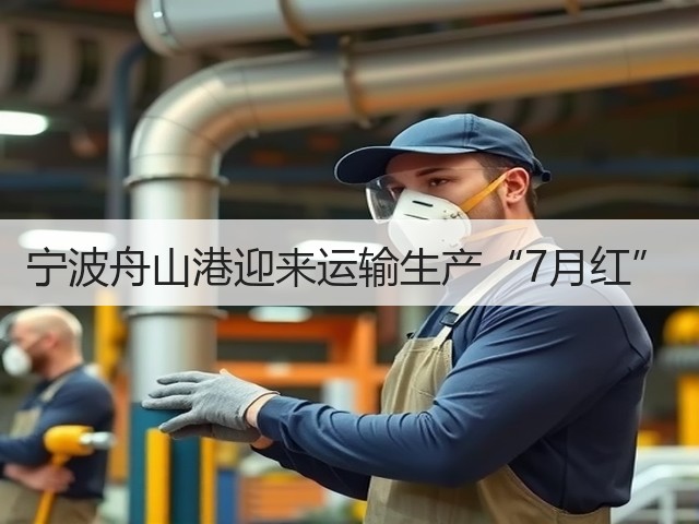 宁波舟山港迎来运输生产“7月红”(图2) 宁波舟山港迎来运输生产“7月红”(图2)