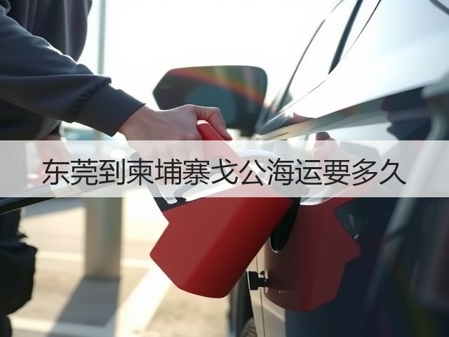 东莞到柬埔寨戈公海运要多久(图1)
