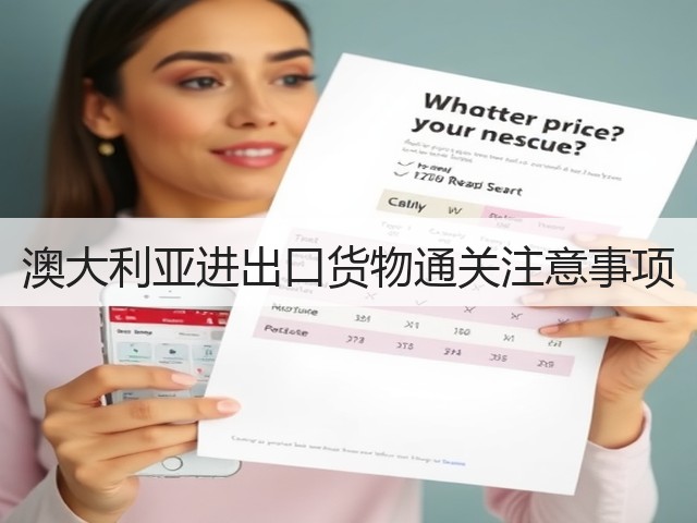 澳大利亚进出口货物通关注意事项(图2) 澳大利亚进出口货物通关注意事项(图2)