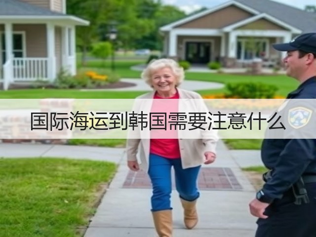国际海运到韩国需要注意什么(图2) 国际海运到韩国需要注意什么(图2)