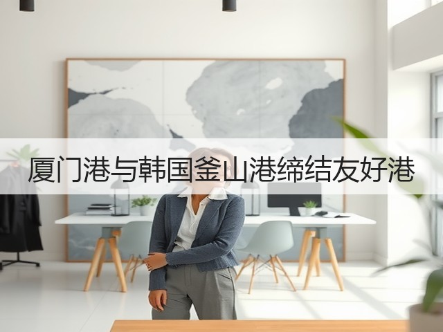 厦门港与韩国釜山港缔结友好港(图2)