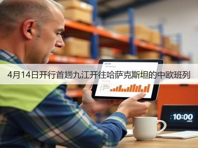 4月14日开行首趟九江开往哈萨克斯坦的中欧班列