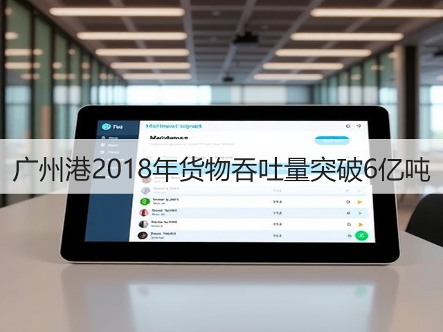 广州港2018年货物吞吐量突破6亿吨(图1) 广州港2018年货物吞吐量突破6亿吨(图1)
