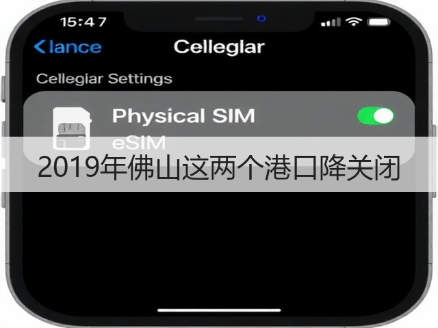 2019年佛山这两个港口降关闭(图2) 2019年佛山这两个港口降关闭(图2)