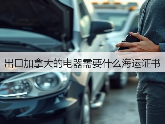 出口加拿大的电器需要什么海运证书(图2) 出口加拿大的电器需要什么海运证书(图2)