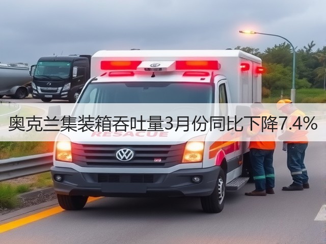 奥克兰集装箱吞吐量3月份同比下降7.4%(图1) 奥克兰集装箱吞吐量3月份同比下降7.4%(图1)