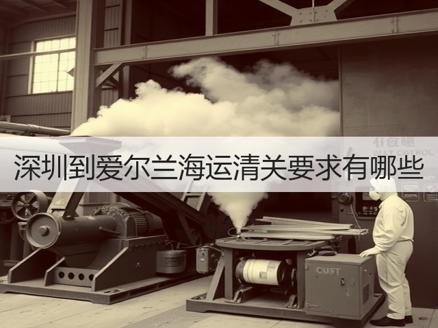 深圳到爱尔兰海运清关要求有哪些(图3)