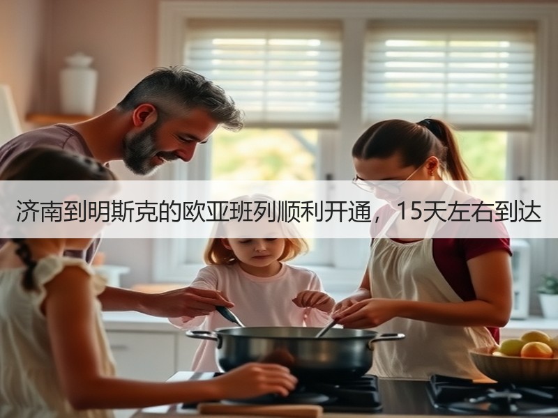 济南到明斯克的欧亚班列顺利开通，15天左右到达