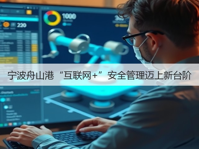 宁波舟山港“互联网+”安全管理迈上新台阶(图1) 宁波舟山港“互联网+”安全管理迈上新台阶(图1)