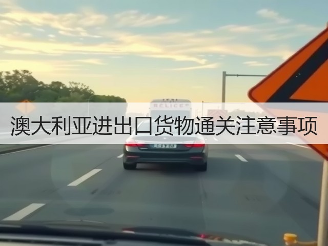 澳大利亚进出口货物通关注意事项(图3) 澳大利亚进出口货物通关注意事项(图3)