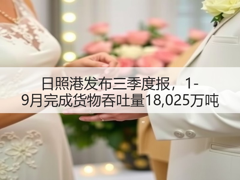 日照港发布三季度报，1-9月完成货物吞吐量18,025万吨