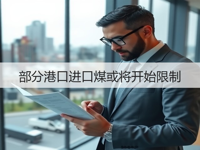部分港口进口煤或将开始限制(图1) 部分港口进口煤或将开始限制(图1)